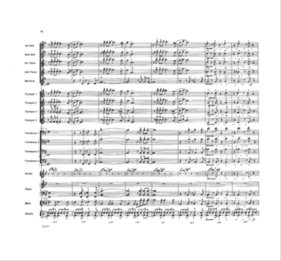 One to One Jazz Ensemble scores gallery preview page 12