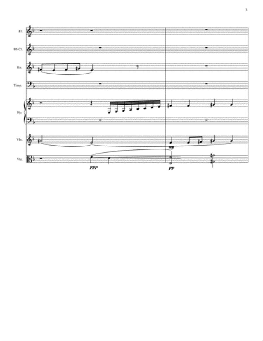Watt's Cradle Hymn Watt's Cradle Hymn Full Orchestra scores gallery preview page 3
