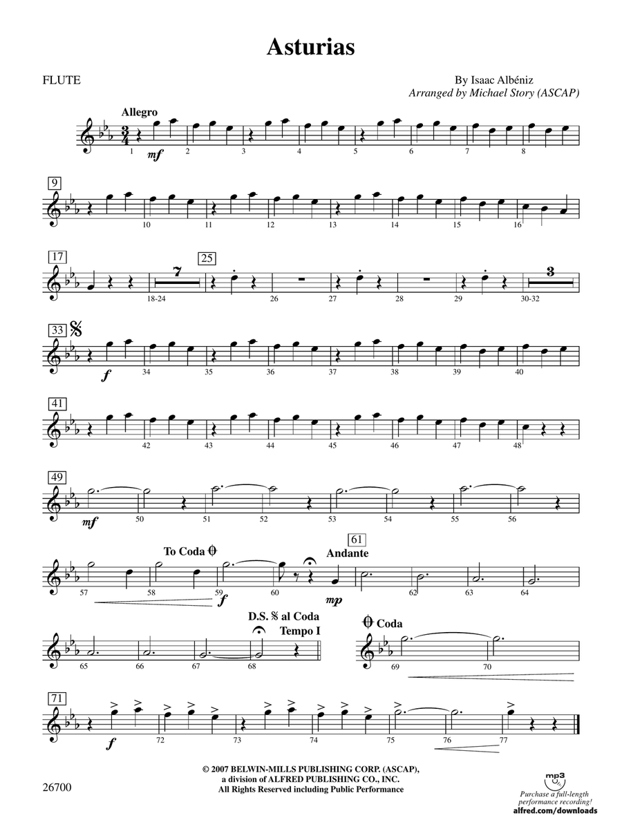 Asturias: Flute