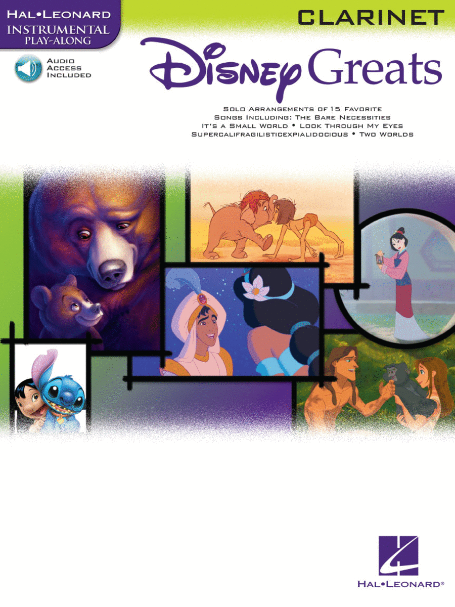 Disney Greats Clarinet Solo scores gallery preview page 1