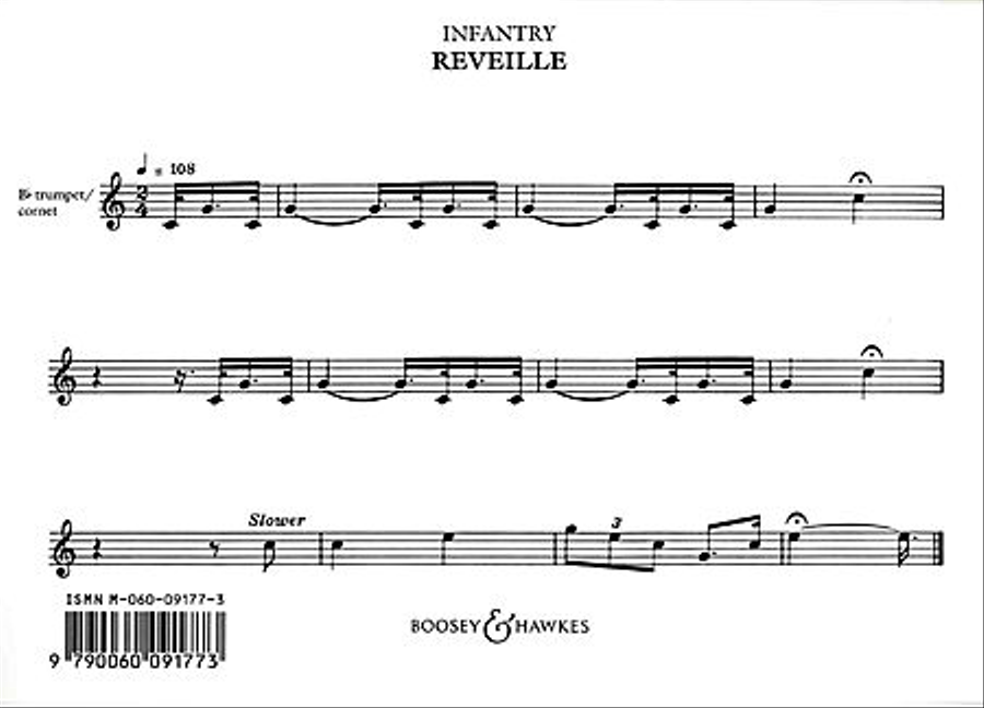 Last Post and Reveille by Various Cornet - Sheet Music