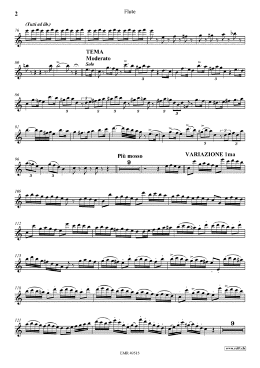 Concerto No. 2 Flute Solo scores gallery preview page 3