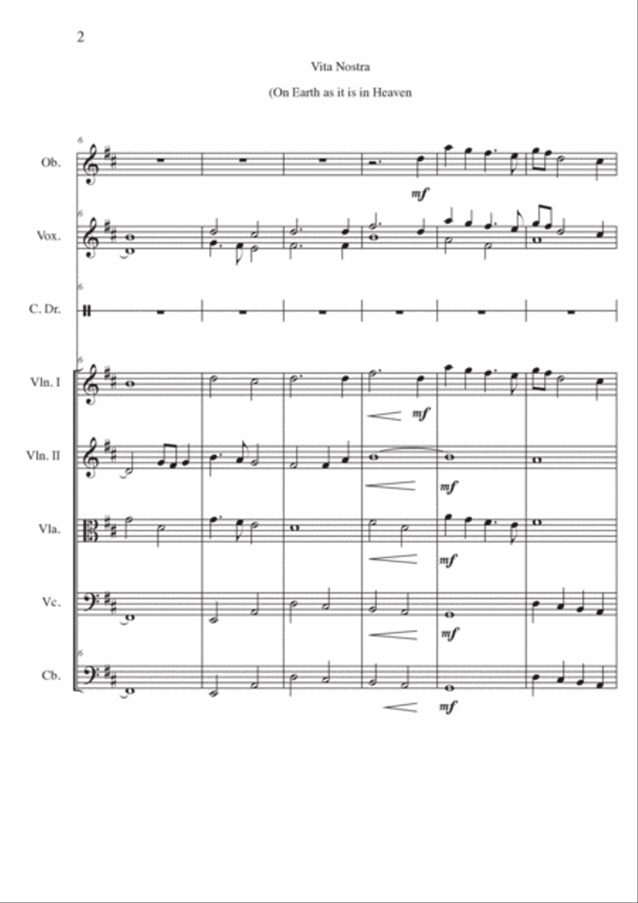 Vita Nostra String Orchestra scores gallery preview page 2