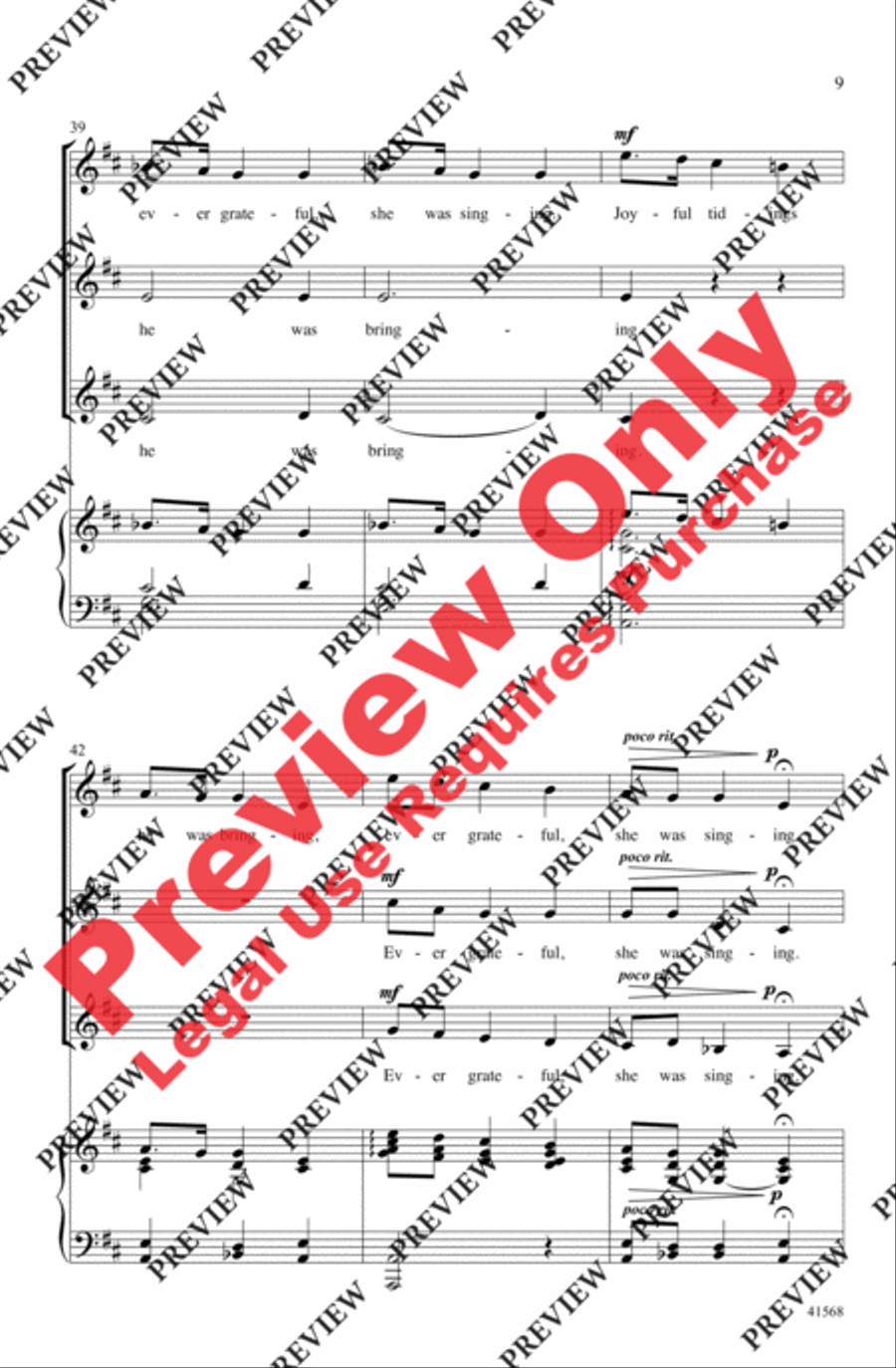 The Maiden The Maiden Women's Choir scores gallery preview page 9