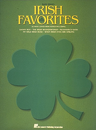 Book cover for Irish Favorites - Easy Piano