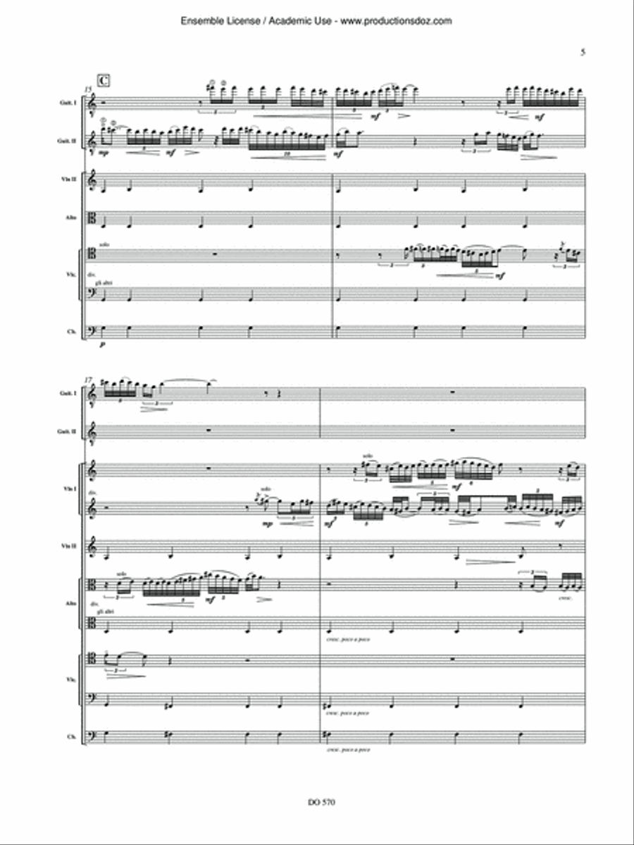 Prayers Orchestra scores gallery preview page 5