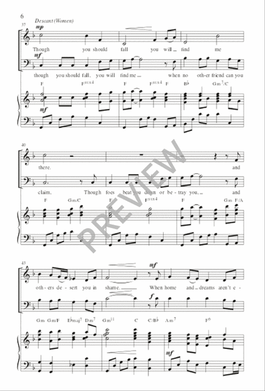 Covenant Hymn - SATB edition 4-Part scores gallery preview page 7