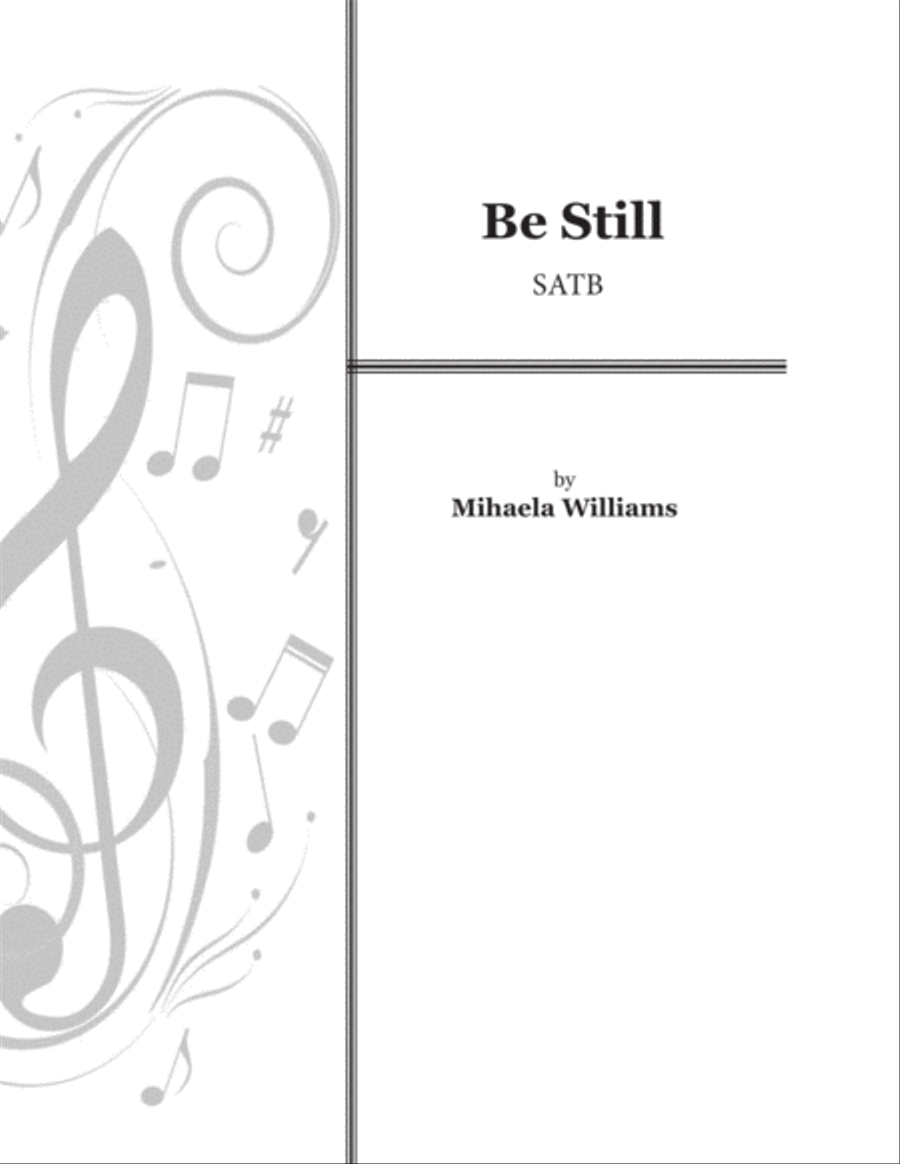 Be Still 4-Part scores gallery preview page 1
