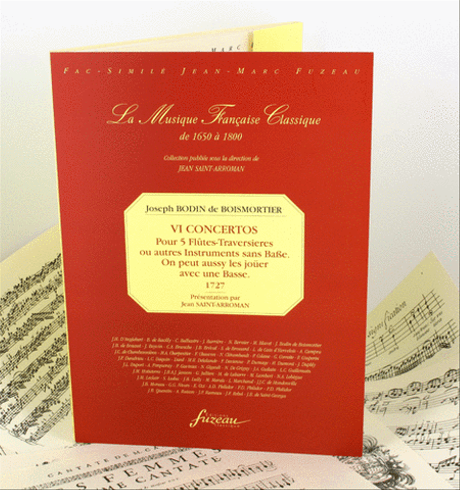 VI Concertos for 5 flutes or other Instruments Flute Solo scores gallery preview page 1