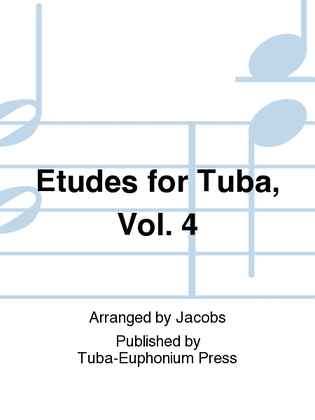 Book cover for Etudes for Tuba, Vol. 4