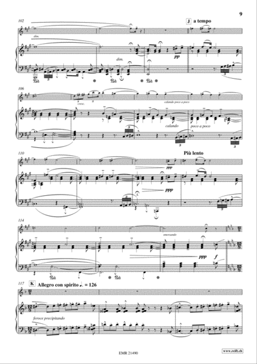 Concerto No. 9 Alto Recorder scores gallery preview page 9