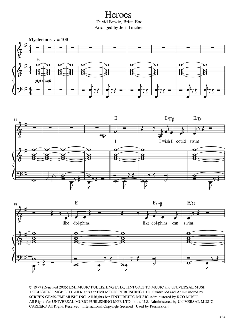 Heroes Voice scores gallery preview page 2