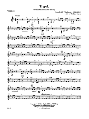 Trepak from The Nutcracker Ballet: 2nd Violin