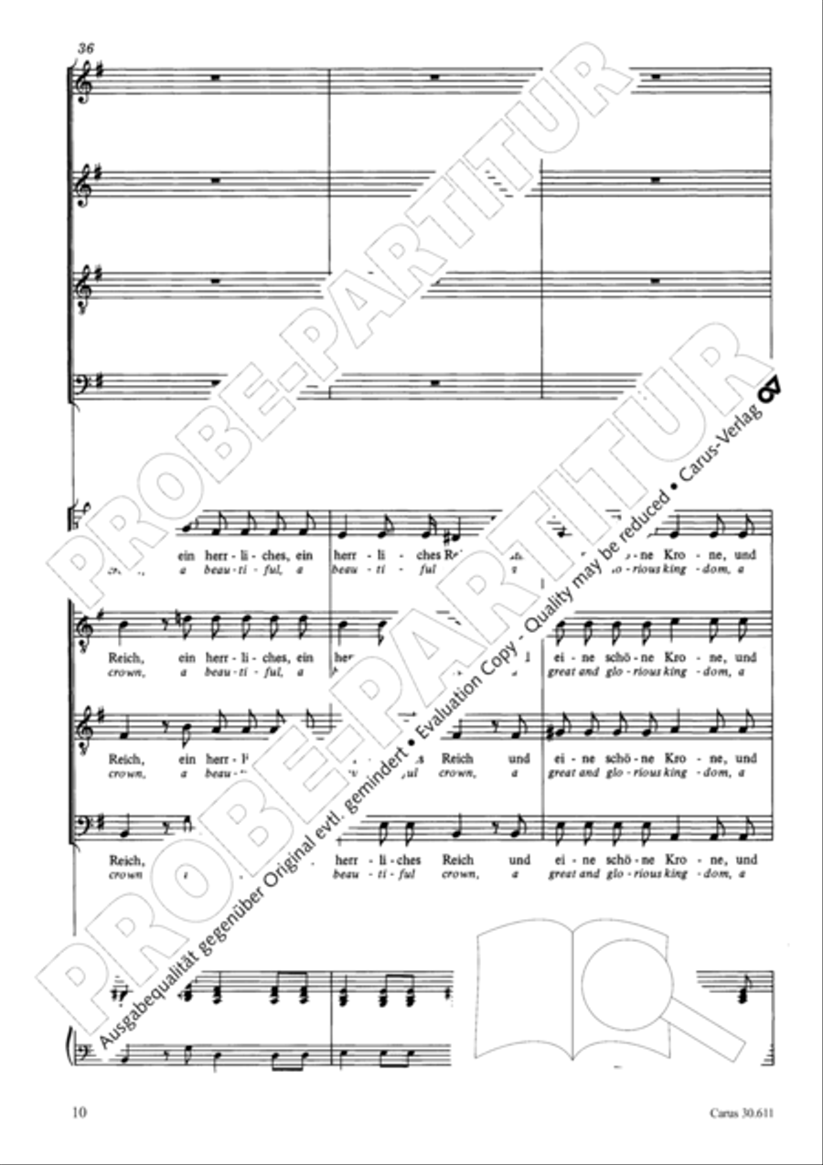 Keep what you have (Halt, was du hast) 4-Part scores gallery preview page 11