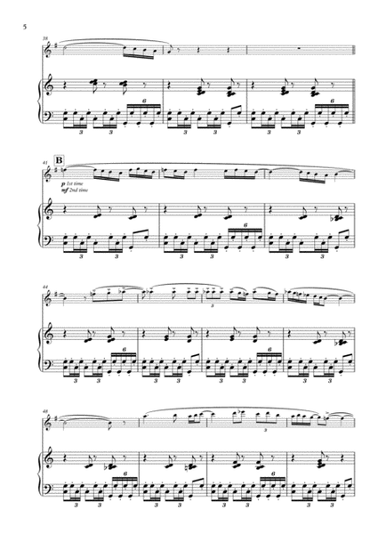 Bolero arranged for English Horn & Piano image number null