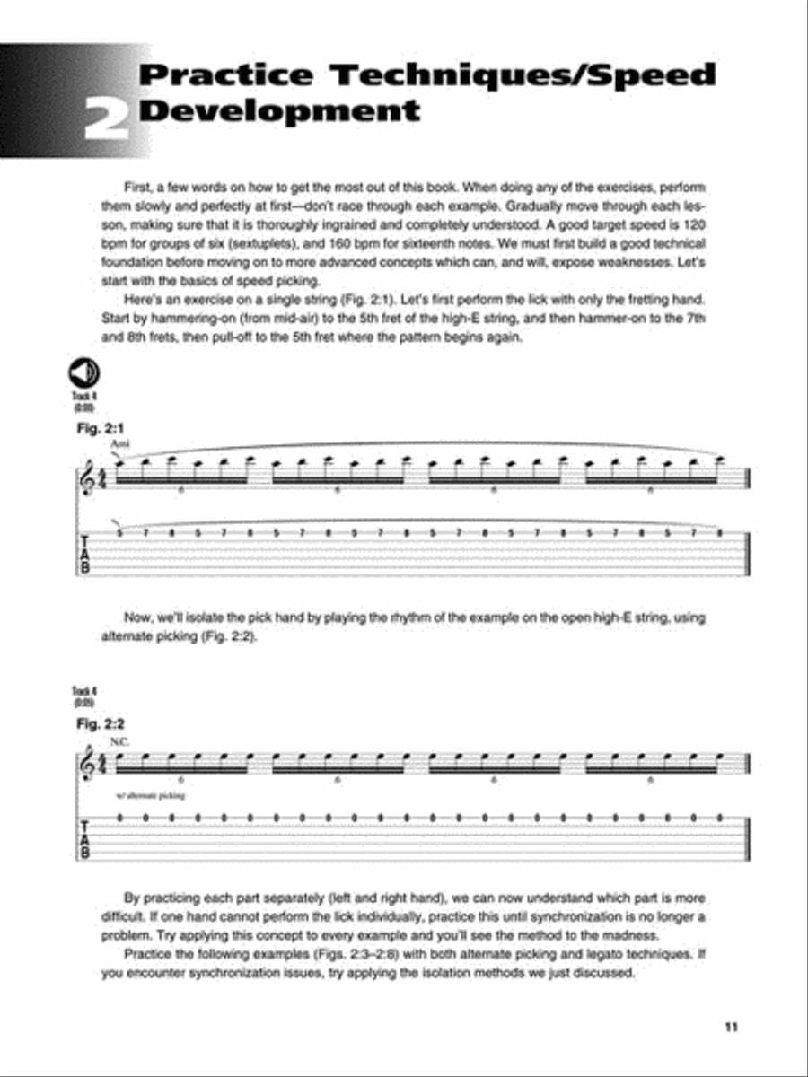 Shred Guitar Guitar Tablature scores gallery preview page 3