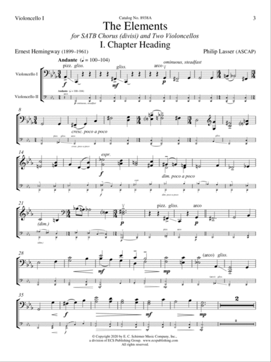 The Elements Choir scores gallery preview page 3