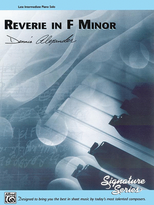 Book cover for Reverie in F Minor