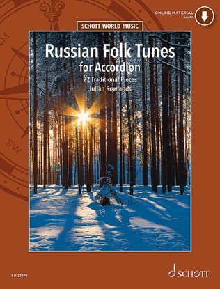 Book cover for Russian Folk Tunes for Accordion