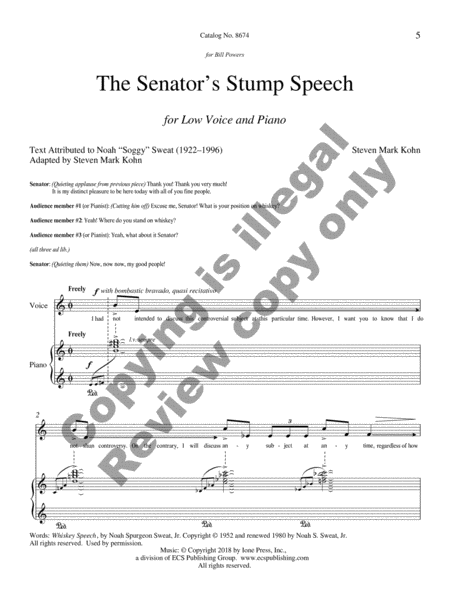 The Senator's Stump Speech image number null