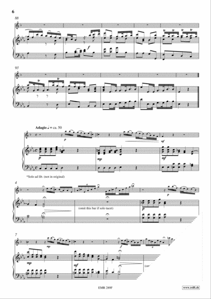 Concerto No. 6 Tenor Saxophone scores gallery preview page 7