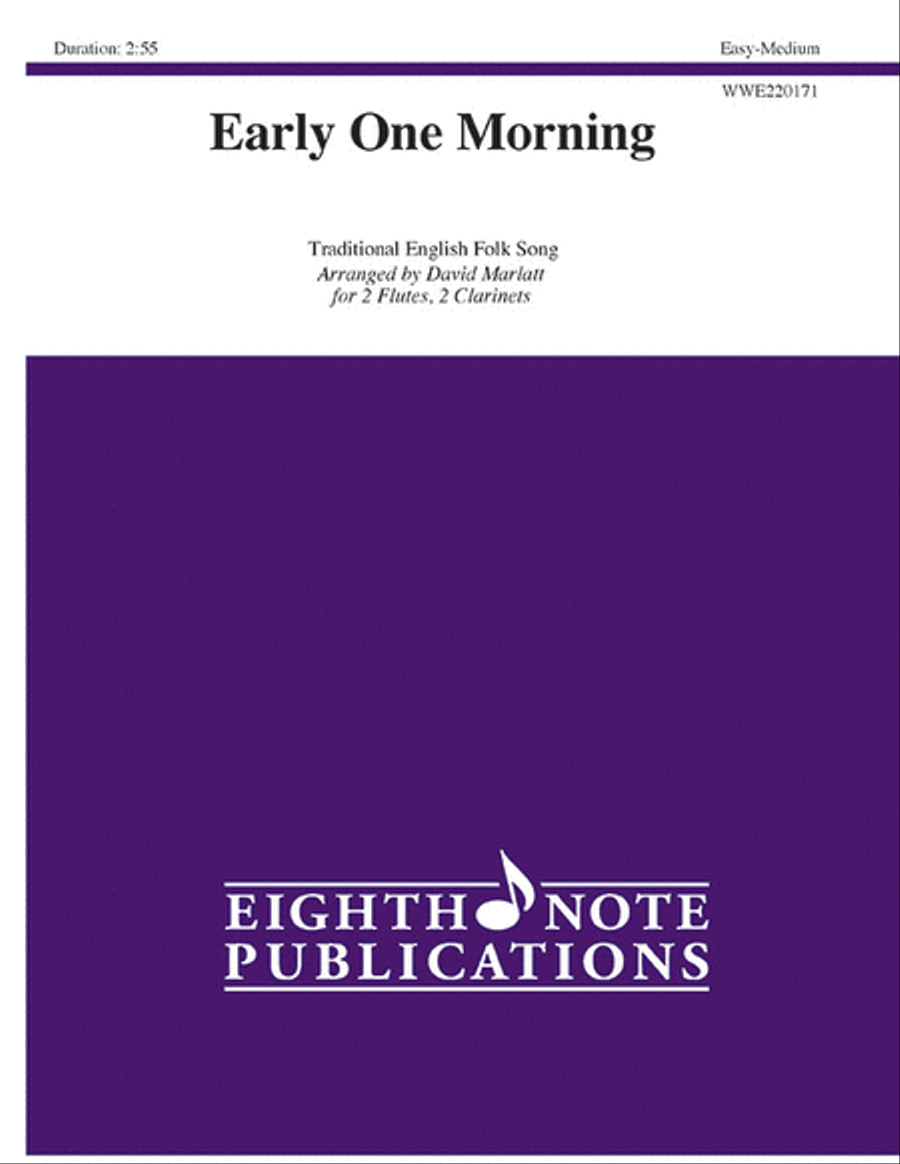 Early One Morning Woodwind Quartet scores gallery preview page 1