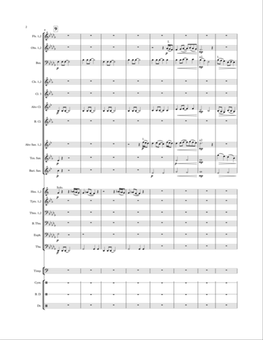 Hard Candy Christmas Hard Candy Christmas Concert Band scores gallery preview page 2