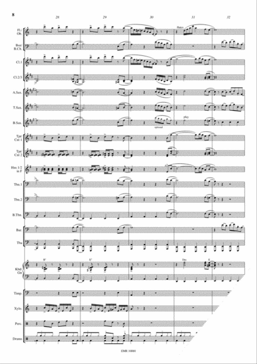 Money, Money, Money Concert Band scores gallery preview page 9