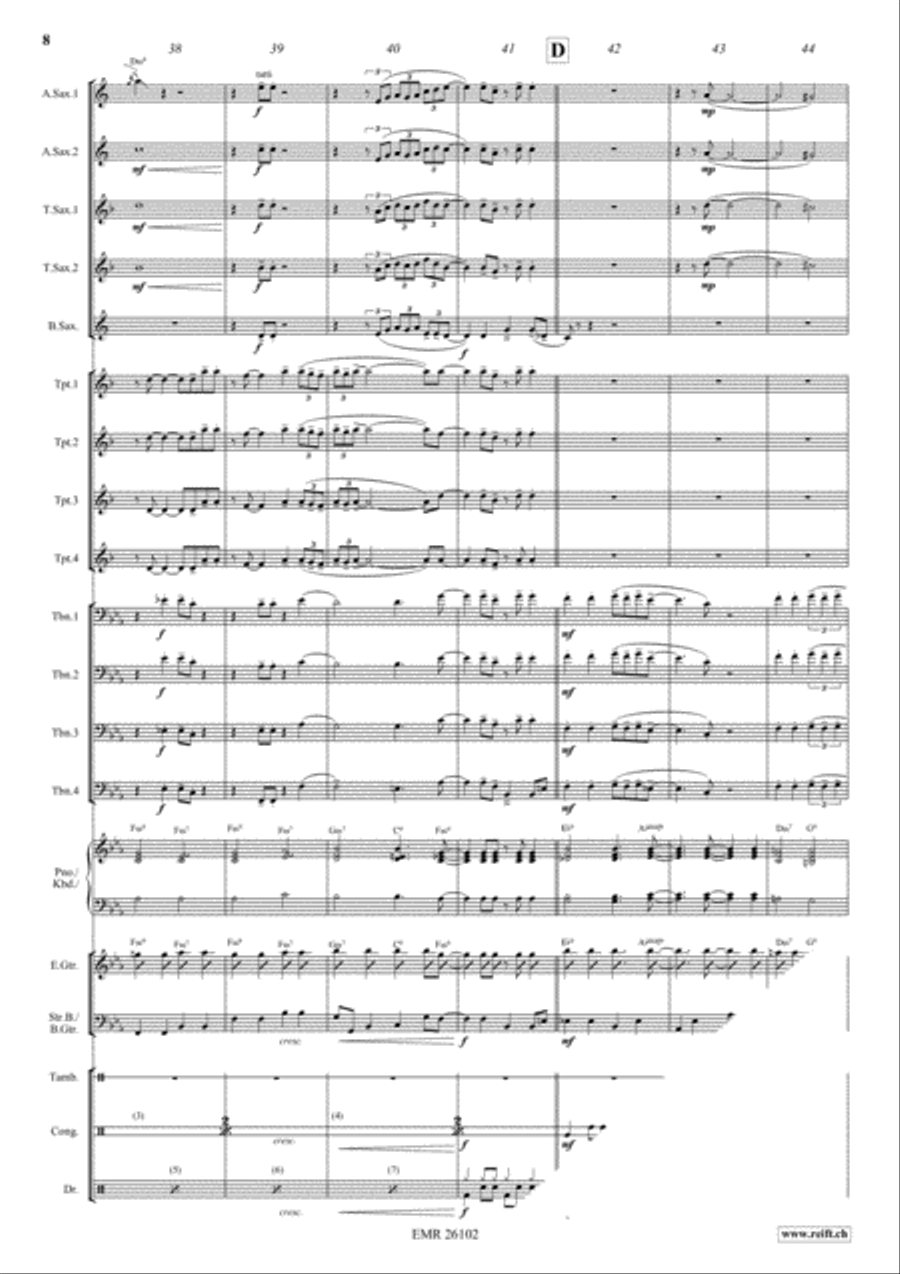 Chicago Big Band scores gallery preview page 8