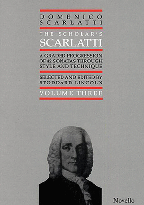 Book cover for Domenico Scarlatti: Scholar's Scarlatti Volume Three