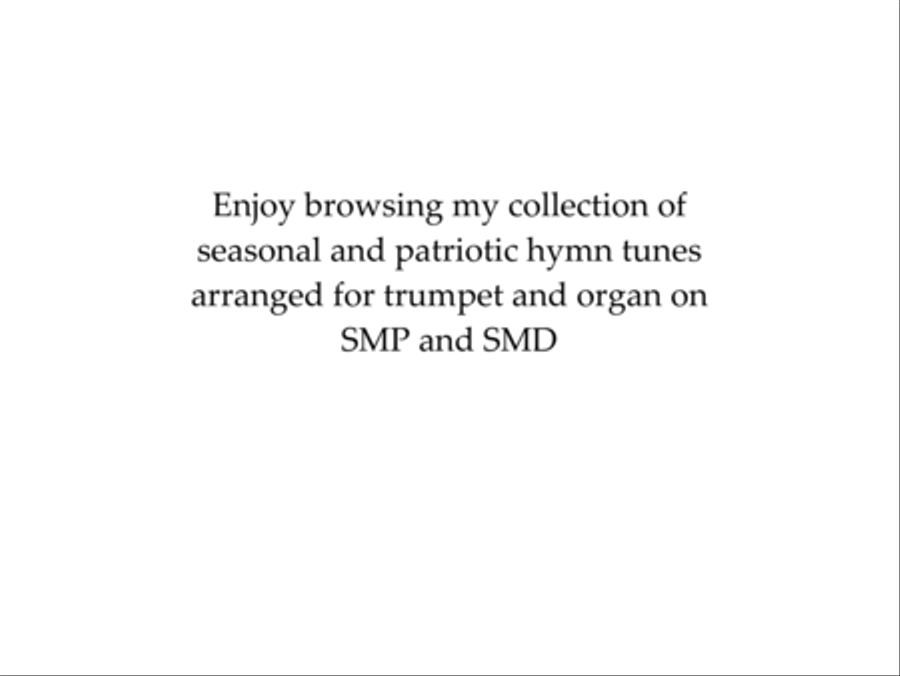 Austrian Hymn, for Trumpet and Organ B-Flat Trumpet scores gallery preview page 2