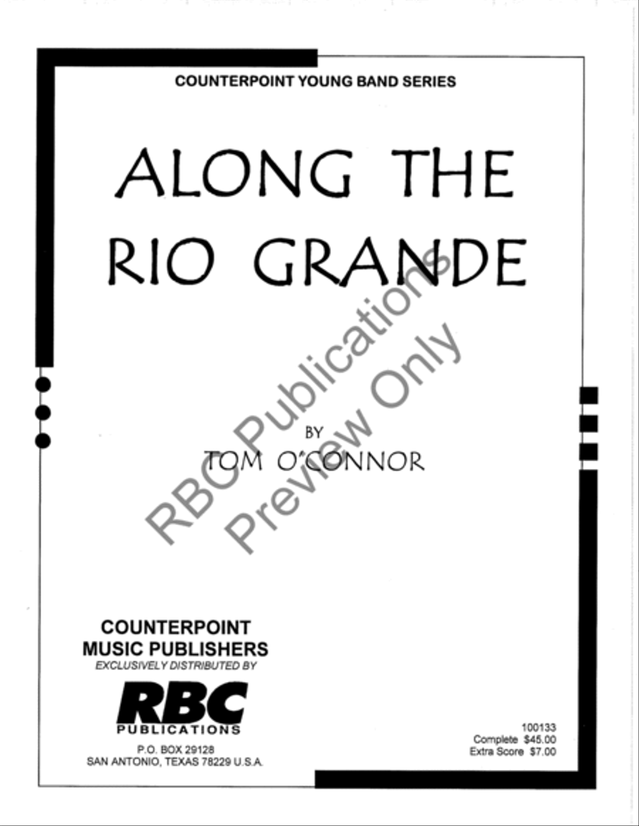 Along The Rio Grande (Score) Concert Band scores gallery preview page 2