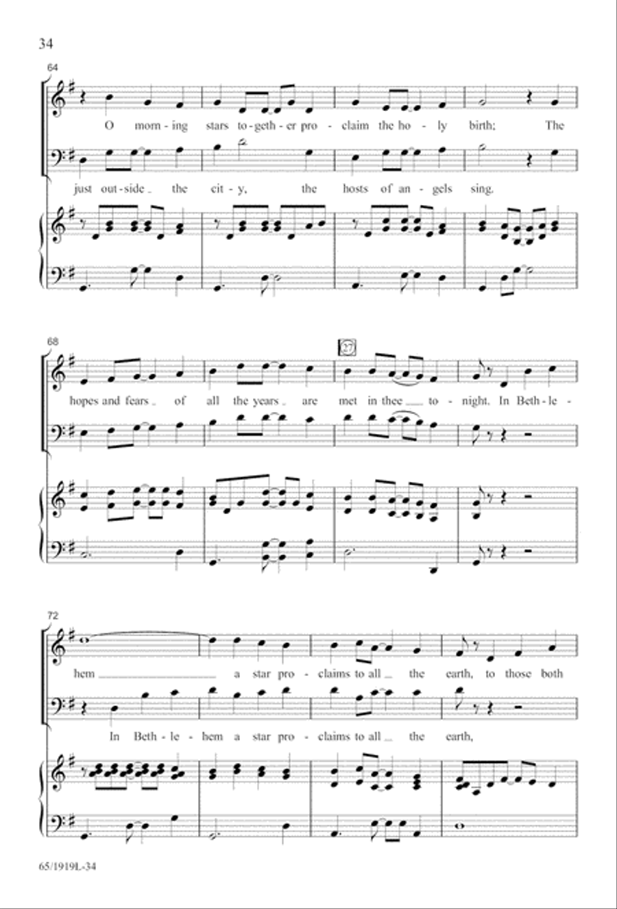The Perfect Christmas 4-Part scores gallery preview page 36