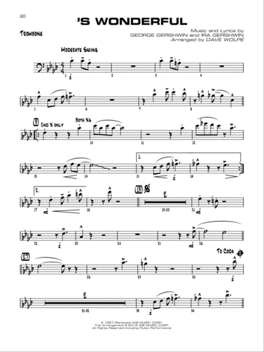 Singin' with the Jazz Combo Jazz Ensemble scores gallery preview page 4