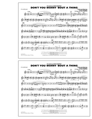 Don't You Worry 'Bout A Thing - Eb Alto Sax