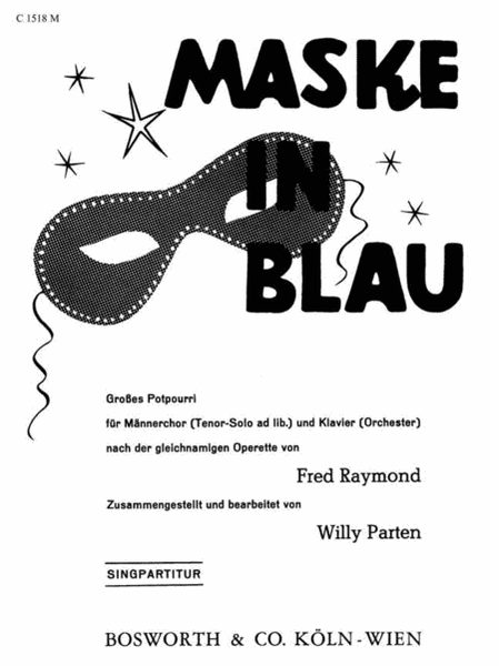 Maske in Blau