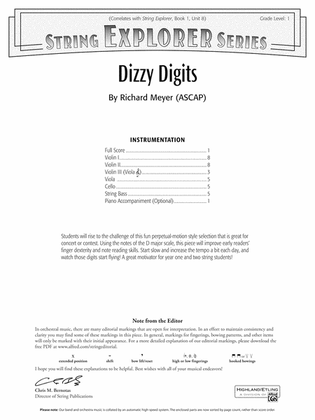 Dizzy Digits: Score