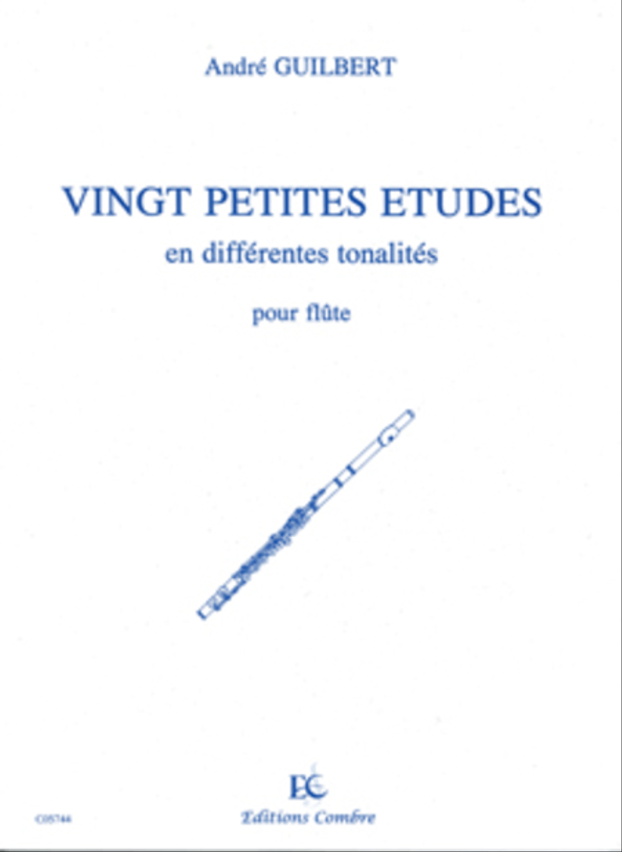 Petites etudes en differentes tonalites (20) Flute Solo scores gallery preview page 1