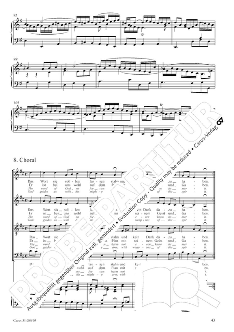 A mighty fortress is our God (Ein feste Burg ist unser Gott) A mighty fortress is our God (Ein feste Burg ist unser Gott) 4-Part scores gallery preview page 43