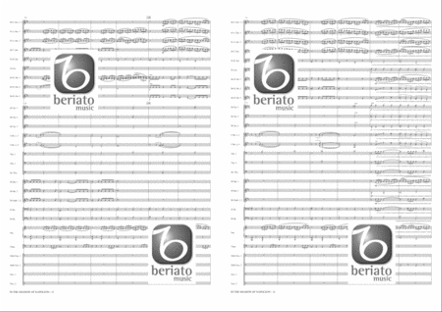 In the Shadow of Napoleon Fanfare Band scores gallery preview page 7