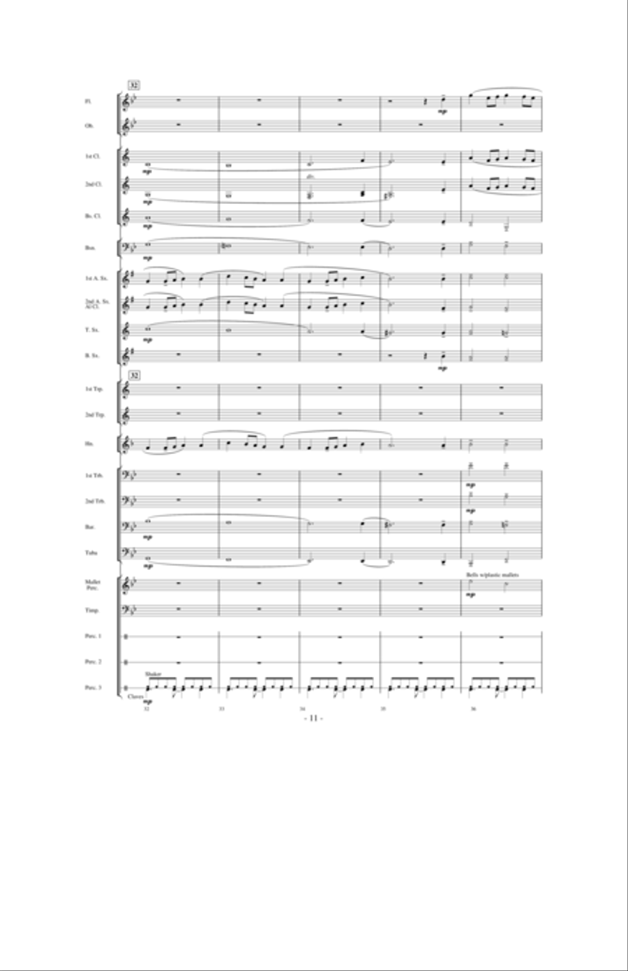 Fiesta de los Bravos Concert Band scores gallery preview page 10