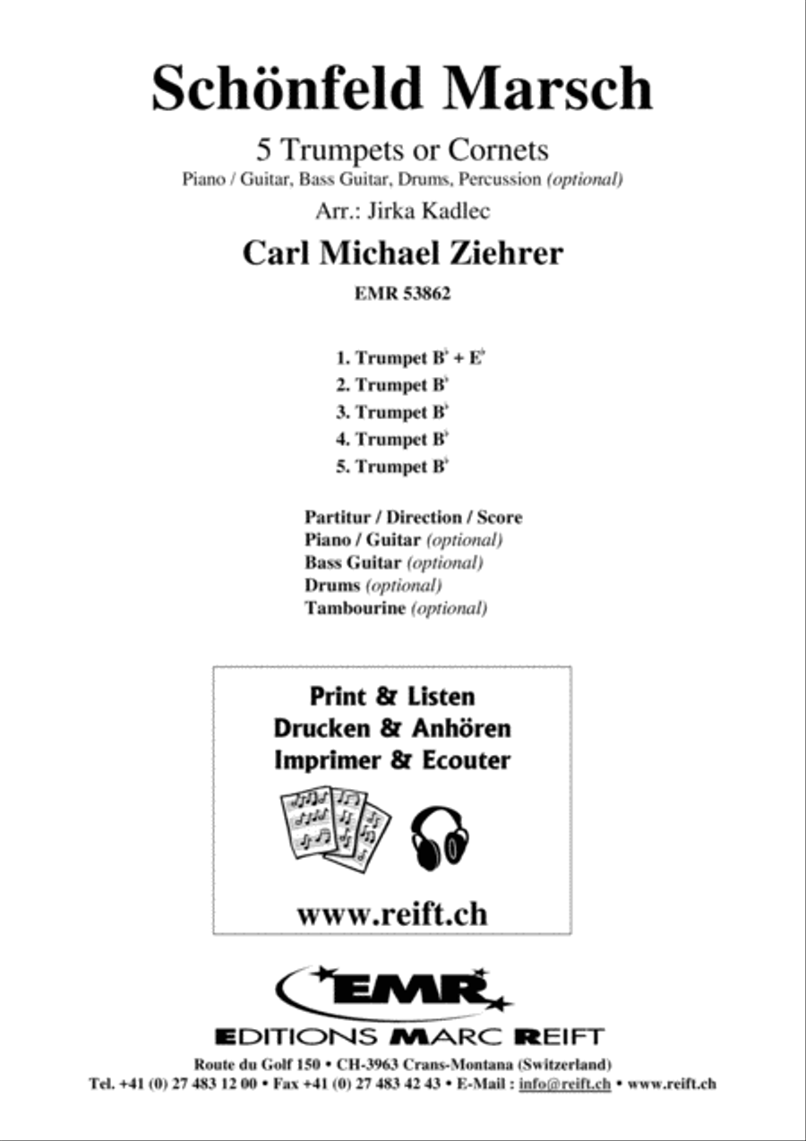 Schonfeld Marsch Schonfeld Marsch Cornet scores gallery preview page 2