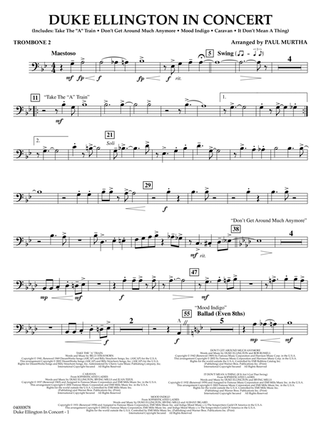 Duke Ellington in Concert - Trombone 2