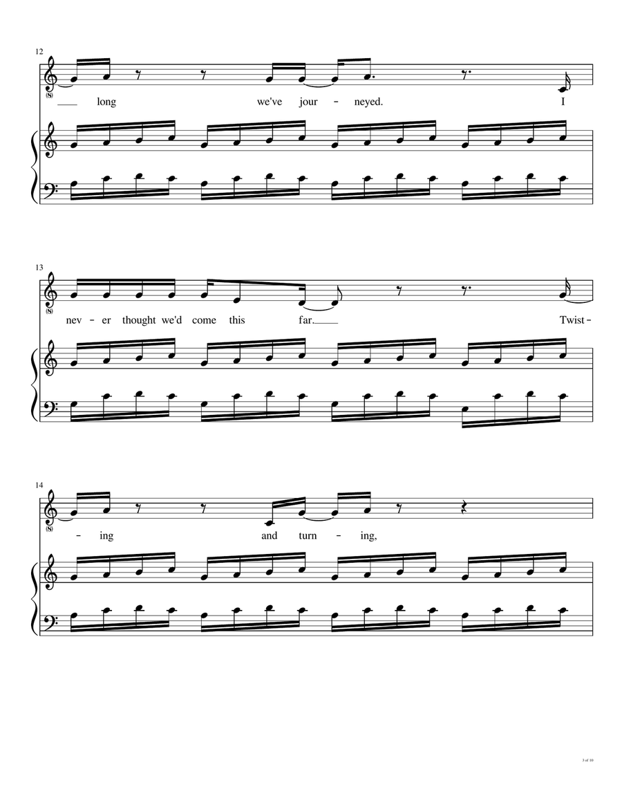 The Carol Of Joseph (i Believe In You) Piano, Vocal scores gallery preview page 4