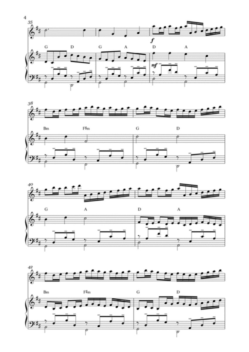 Canon in D for Violin and Guitar - Very Easy Guitar Chords image number null
