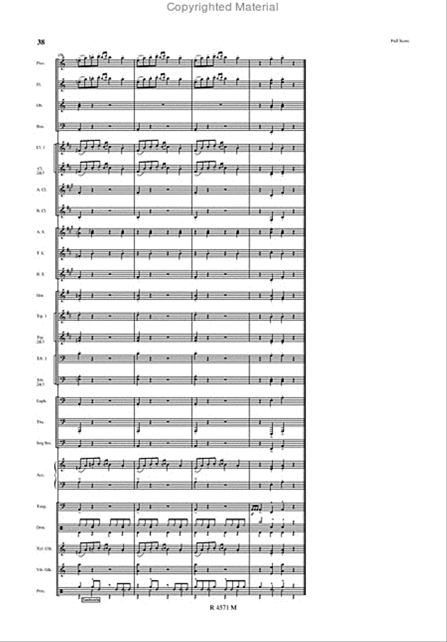 Yiddish Suite Accordeon Ad Lib. Concert Band scores gallery preview page 5