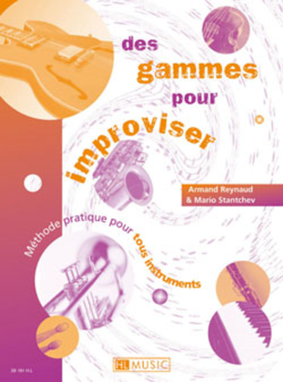 Book cover for Des Gammes Pour Improviser