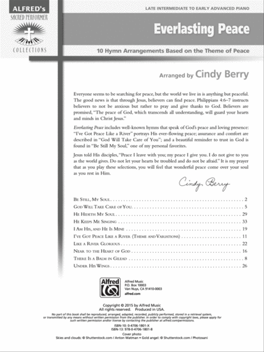 Everlasting Peace Everlasting Peace Piano Solo scores gallery preview page 2