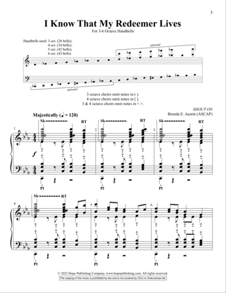 I Know That My Redeemer Lives 5-Octaves scores gallery preview page 3