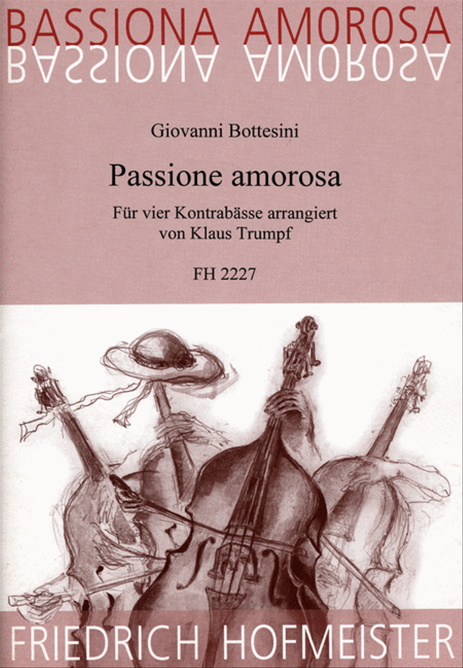 Passione amorosa Double Bass scores gallery preview page 1